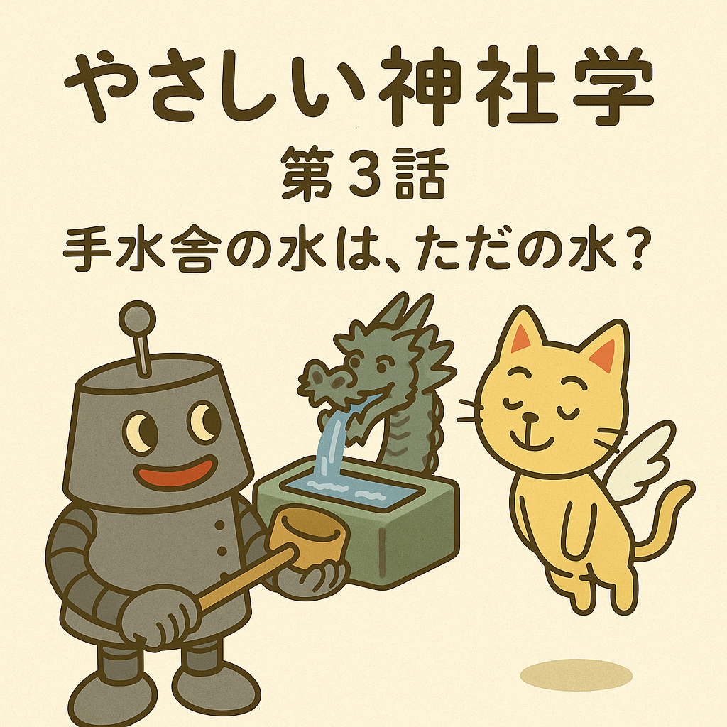第3話 手水舎の水は、ただの水？